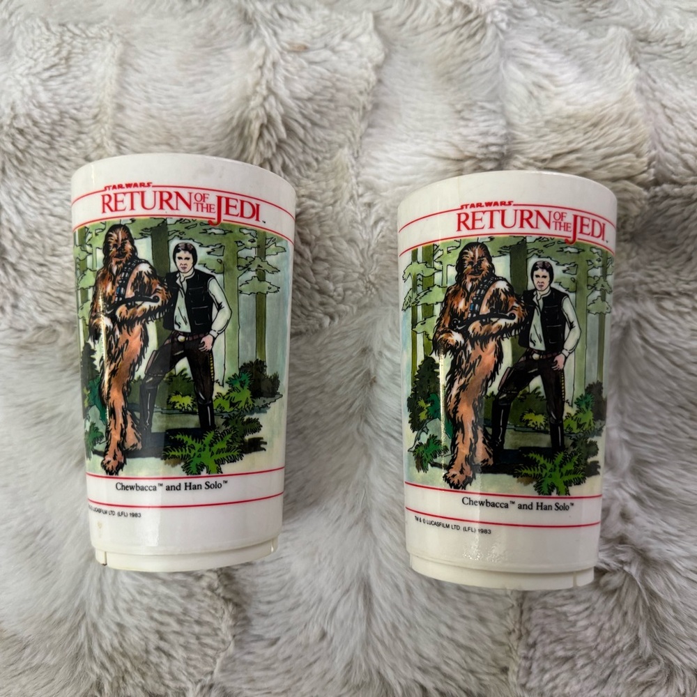 1983 Star Wars Return of the Jedi Collectible Glasses